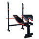 Лава для жиму RN-Sport ReadMeBlack + 4 грифи, 100 кг дисків