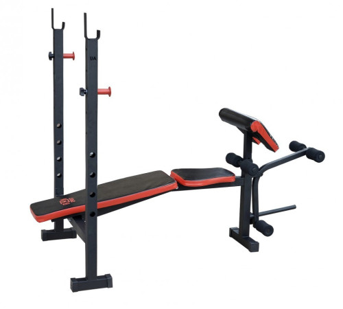 Лава для жиму RN-Sport ReadMeBlack + 4 грифи, 100 кг дисків