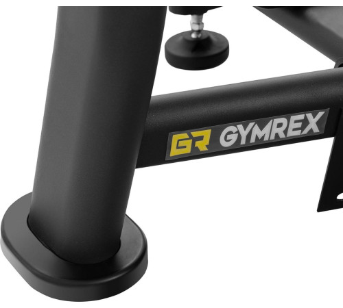 Похила лава Gymrex для штанги чорно-жовта Похила лава Gymrex для штанги чорно-жовта