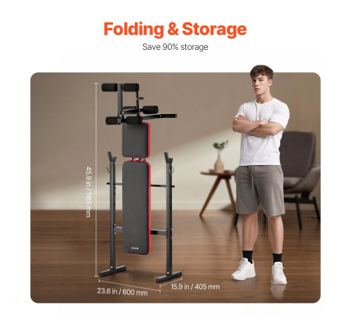 Багатофункціональна тренажерна лава VEVOR SJ7821