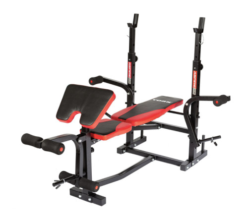 Лавка для жиму York Fitness ASPIRE 220 з стійкою для штанги та партою Скотта Лавка для жиму York Fitness ASPIRE 220 з стійкою для штанги та партою Скотта