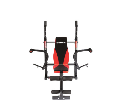 Лавка для жиму York Fitness ASPIRE 220 з стійкою для штанги та партою Скотта Лавка для жиму York Fitness ASPIRE 220 з стійкою для штанги та партою Скотта