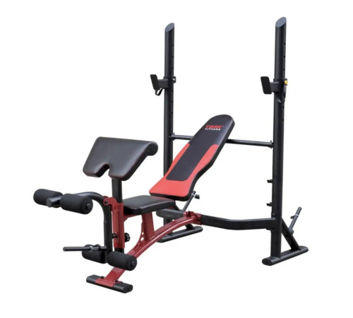 Лавка для жиму York Fitness ASPIRE 320 з стійкою для штанги та партою Скотта Лавка для жиму York Fitness ASPIRE 320 з стійкою для штанги та партою Скотта