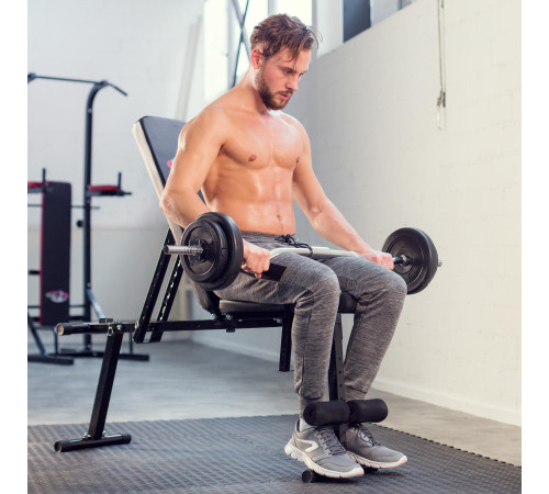 Лава Tectake Folding training bench bench - чорна Лава Tectake Folding training bench bench - чорна