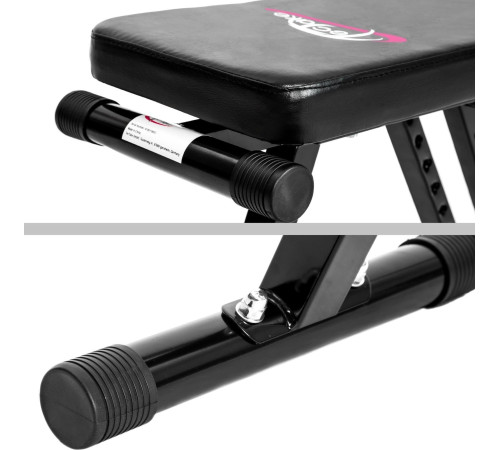 Лава Tectake Folding training bench bench - чорна Лава Tectake Folding training bench bench - чорна