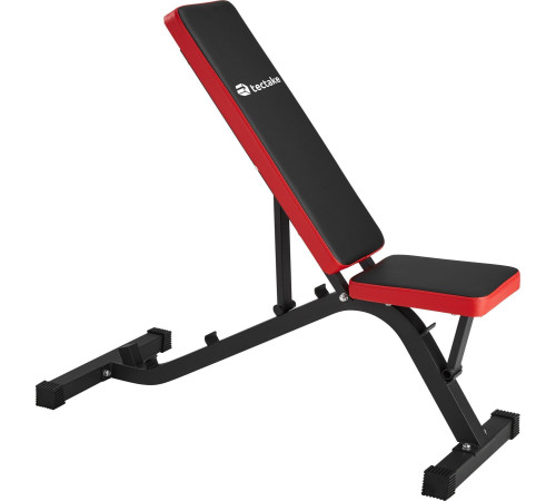 Лава для штанги Tectake Bench - чорний/червоний Лава для штанги Tectake Bench - чорний/червоний