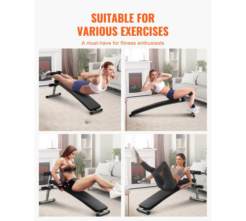 Багатофункціональна тренажерна лава VEVOR TL906