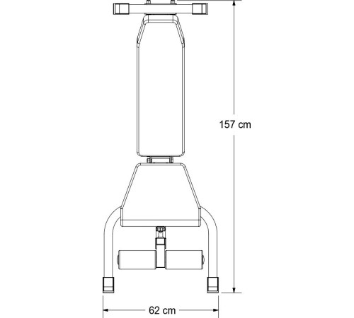 Регульована тренажерна лава Body Craft F602 (7378) Регульована тренажерна лава Body Craft F602 (7378)
