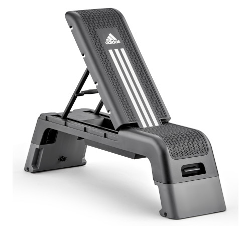 Степ-платформа з функцією лави Adidas HIIT Deck, чорно-біла