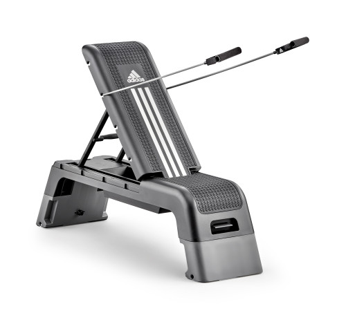 Степ-платформа з функцією лави Adidas HIIT Deck, чорно-біла