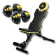 Лава Besport WB-002 з гантелями PowerPro 2 х 18,5 кг