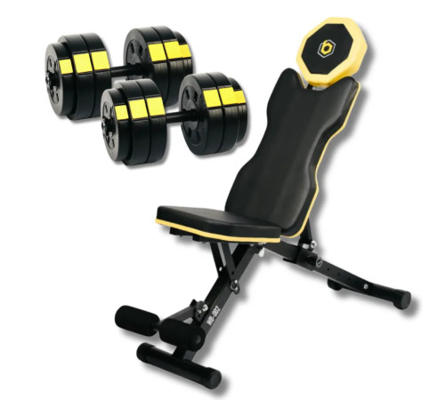 Лава Besport WB-002 з гантелями PowerPro 2 х 26 кг