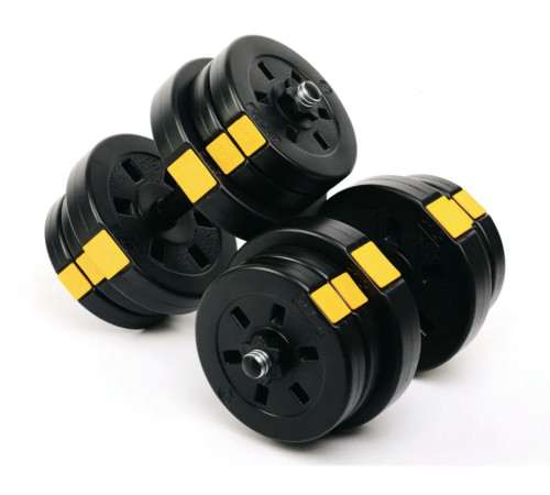 Лава York Fitness Aspire 280 FID з гантелями Besport PowerPro 2 х 21 кг