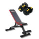 Лава York Fitness Aspire 280 FID з гантелями Besport PowerPro 2 х 21 кг