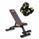 Лава York Fitness Aspire 280 FID з гантелями Besport PowerPro 2 х 31 кг