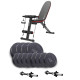 Лава Hop-Sport HS-1030 F з гантелями Elitum Titan 2 х 21 кг