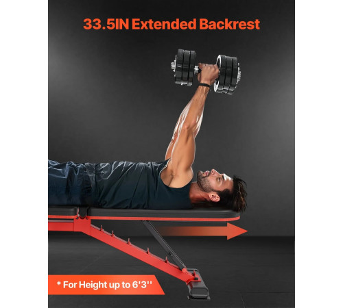 Багатофункціональна тренажерна лава VEVOR SJ602