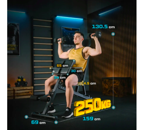 Лавка тренувальна Trex Sport TX-200B із партою Скотта Лавка тренувальна Trex Sport TX-200B із партою Скотта