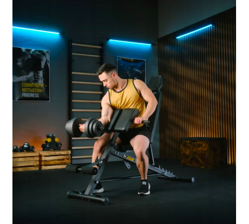 Лавка тренувальна Trex Sport TX-200B із партою Скотта Лавка тренувальна Trex Sport TX-200B із партою Скотта