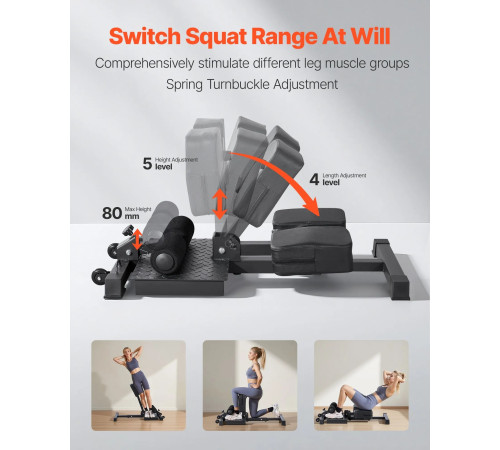 Тренажер для присідань VEVOR