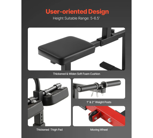 Тренажерна лава для ніг VEVOR UB2912