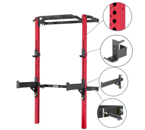 Настінна стійка для дому HMS KLT23 червона