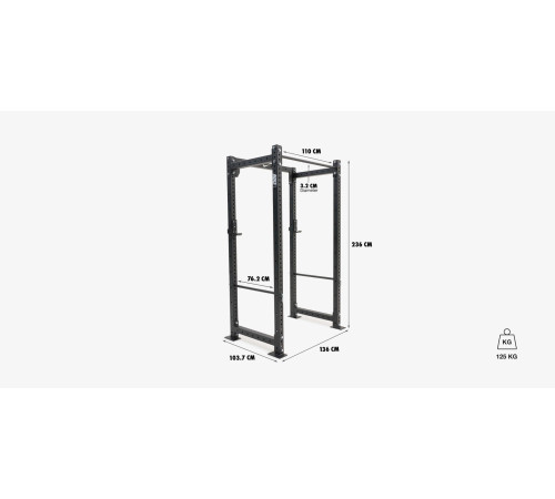 Рама силова Nike Strength Squat Cage чорна