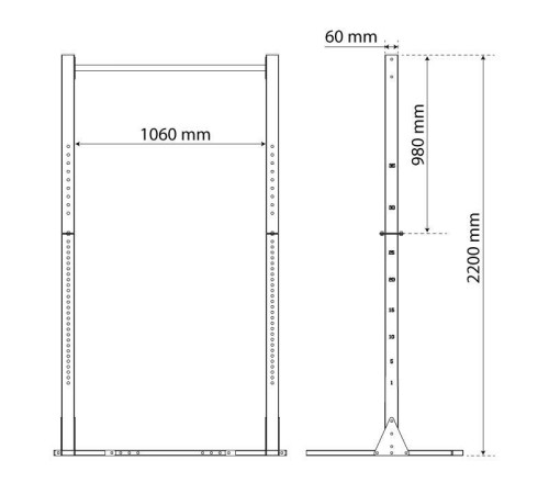 Турнік для стійки K-SPORT KSG005.2 Турнік для стійки K-SPORT KSG005.2