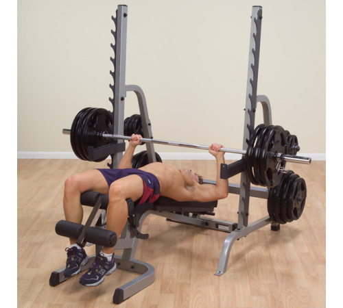 Багатофункціональна підставка із захистом для брусів і ваг Body-Solid GPR370 Багатофункціональна підставка із захистом для брусів і ваг Body-Solid GPR370