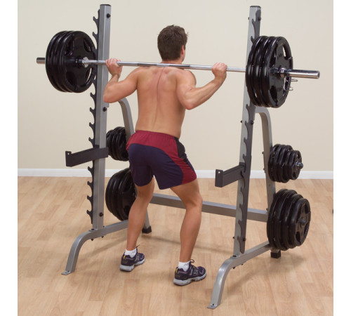 Багатофункціональна підставка із захистом для брусів і ваг Body-Solid GPR370 Багатофункціональна підставка із захистом для брусів і ваг Body-Solid GPR370