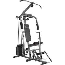 Atlas зі штангою для жиму лежачи Tectake 150 кг чорний