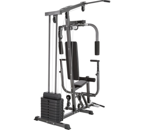 Atlas зі штангою для жиму лежачи Tectake 150 кг чорний