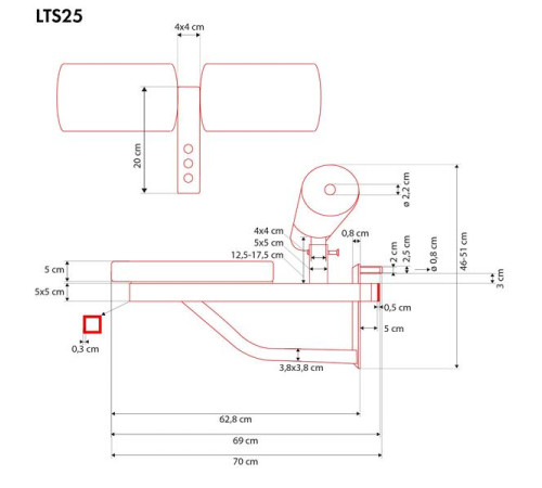 Сидіння для тяги HMS LTS25