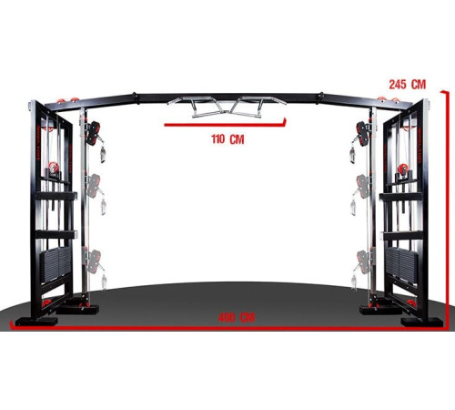 Ворота для тренажерного залу KELTON GYM EQUIPMENT PMS2s з регульованою висотою перекладини Ворота для тренажерного залу KELTON GYM EQUIPMENT PMS2s з регульованою висотою перекладини