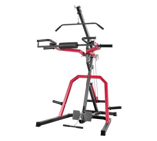 Тренажер для тренування тіла VEVOR, чорно-червоний