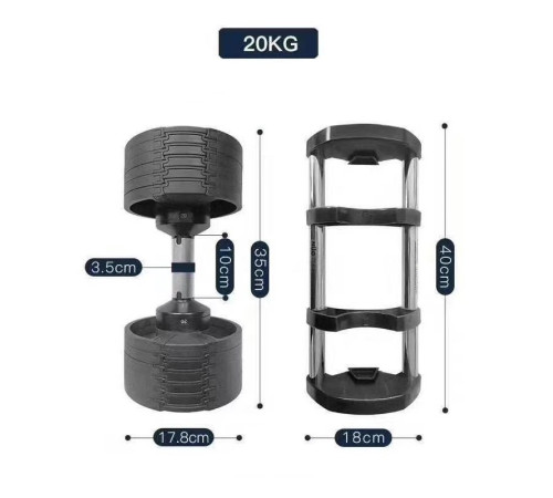 Гантель MASTER Spin 20 кг Гантель MASTER Spin 20 кг