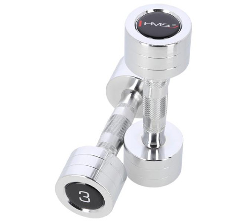 Гантелі сталеві HMS CHD03, 2 х 3 кг