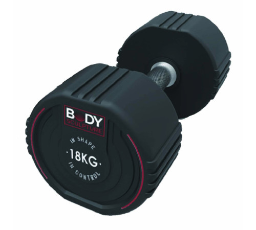 Гантель сталева Body Sculpture TPU BW 133, 18 кг