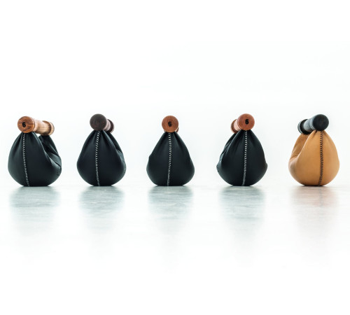Набір гантелі зі стійкою SwingBell NOHRD 2-8 кг Oak Vintage Leather Набір гантелі зі стійкою SwingBell NOHRD 2-8 кг Oak Vintage Leather