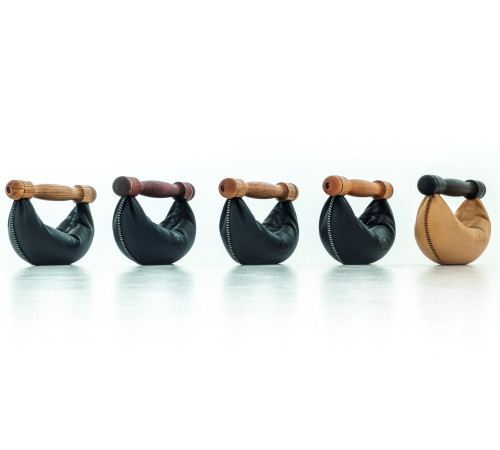 Набір гантелі зі стійкою SwingBell NOHRD 2-8 кг Oak Vintage Leather Набір гантелі зі стійкою SwingBell NOHRD 2-8 кг Oak Vintage Leather