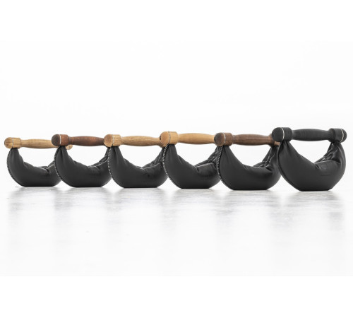 Набір гантелі зі стійкою SwingBell NOHRD 2-8 кг Oak Vintage Leather Набір гантелі зі стійкою SwingBell NOHRD 2-8 кг Oak Vintage Leather