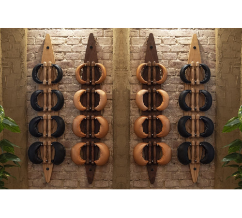 Набір гантелі зі стійкою SwingBell NOHRD 2-8 кг Oak Vintage Leather Набір гантелі зі стійкою SwingBell NOHRD 2-8 кг Oak Vintage Leather