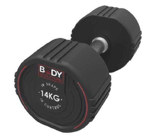 Гантель сталева Body Sculpture TPU BW 133, 14 кг