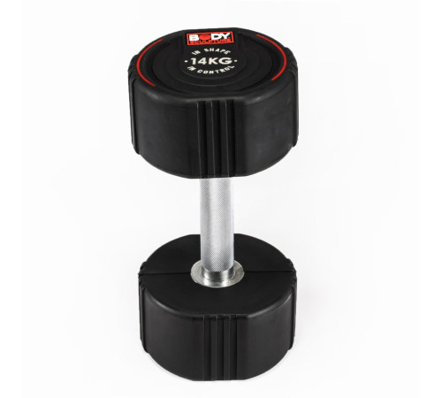 Гантель сталева Body Sculpture TPU BW 133, 14 кг