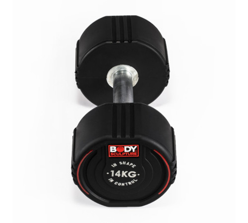 Гантель сталева Body Sculpture TPU BW 133, 14 кг
