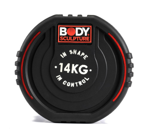Гантель сталева Body Sculpture TPU BW 133, 14 кг