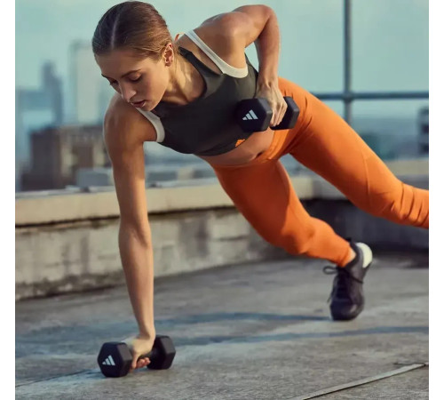 Гантелі Adidas Dumbbells чорний 4 кг, чорні