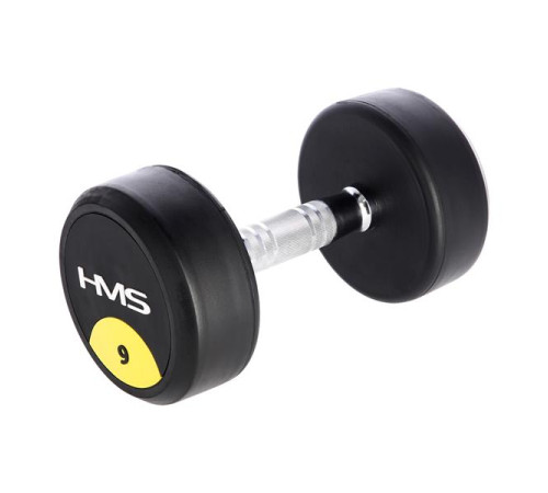 Гантель прогумована HMS HG PRO, 9 кг
