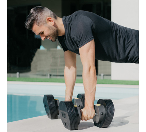 Гантелі розбірні І MX85 DUMBBELL 5,6 - 38,6 КГ (2 ШТ.) Гантелі розбірні І MX85 DUMBBELL 5,6 - 38,6 КГ (2 ШТ.)