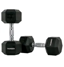 Гантель шестигранна THUNDER 12,5 кг